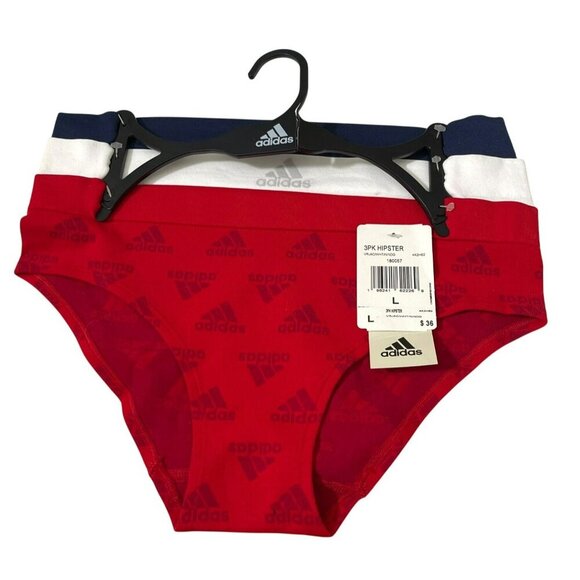 Adidas 3 Pack Hipster Underwear Size Large NWT - Picture 1 of 3